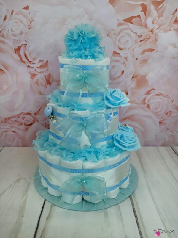 Sinine mähkmetort lipsudega 8