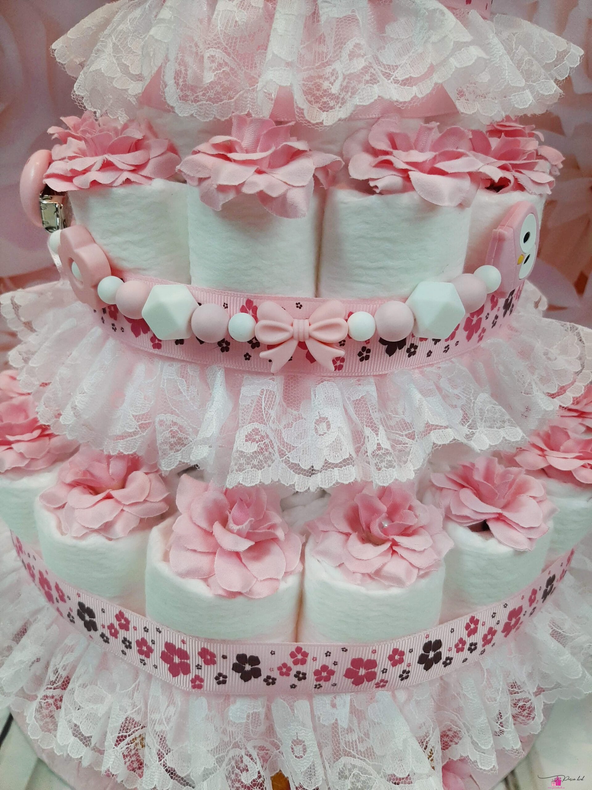 Roosa mähkmetort Pitsiga 1