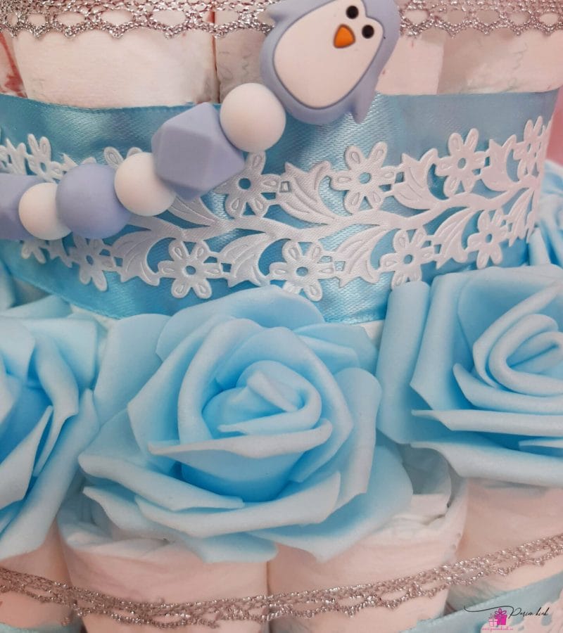 Sinine Mähkmetort Roosidega 3 Sinine Mähkmetort Roosidega 3