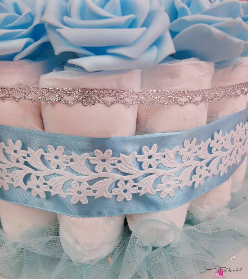 Sinine Mähkmetort Roosidega 4 Sinine Mähkmetort Roosidega 4