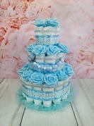 Sinine Mähkmetort Roosidega 5