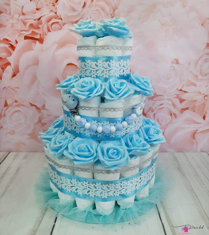 Sinine Mähkmetort Roosidega 5 Sinine Mähkmetort Roosidega 5