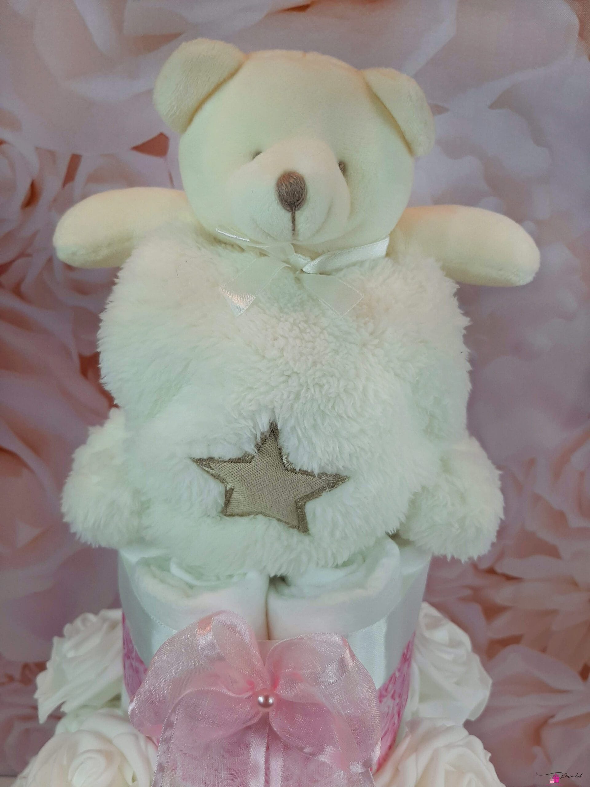 Roosa Mähkmetort Valge Kaisutekiga 1