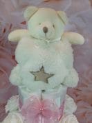 Roosa Mähkmetort Valge Kaisutekiga 1