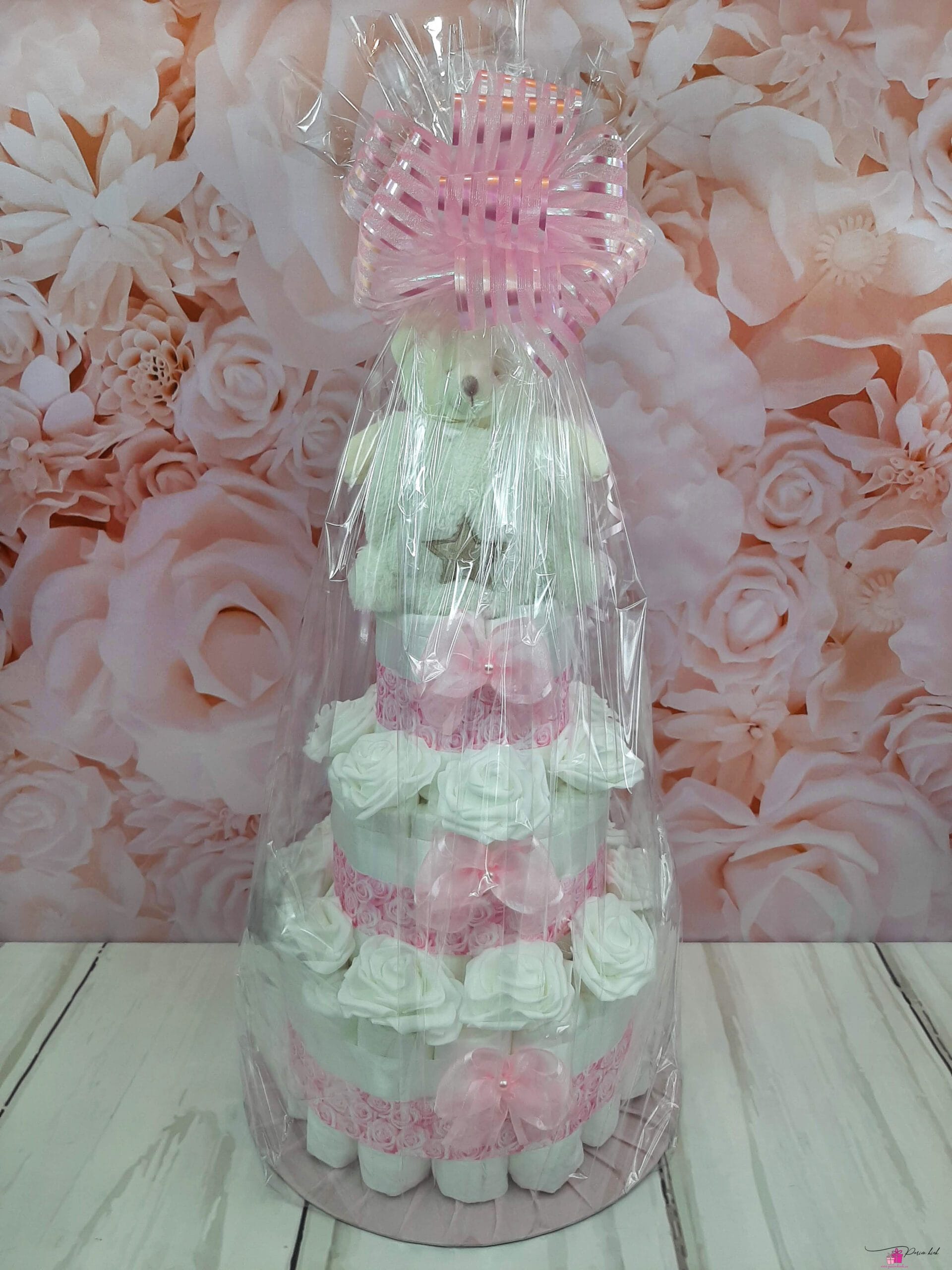 Roosa Mähkmetort Valge Kaisutekiga 4