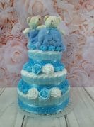 Sinine kaksikute mähkmetort kaisutekkidega 1