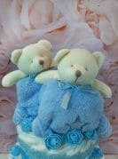 Sinine kaksikute mähkmetort kaisutekkidega 4