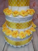 Kollane Mähkmetort Amigurumi Jänesega 3