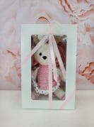 Roosa-Valge Amigurumi Jänes ja Lutikett 3