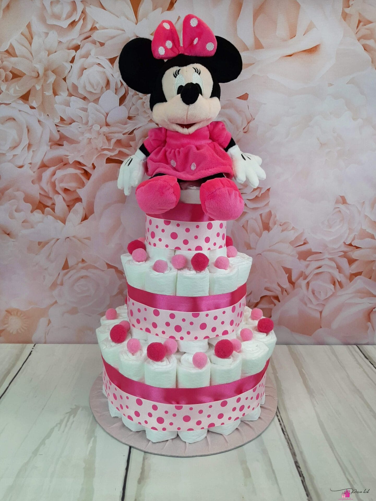 Tumeroosa Mähkmetort Minniga