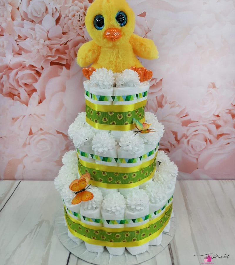 Roheline mähkmetort tibupoisiga