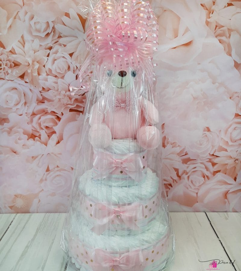 Roosa mähkmetort Mõmmiga 2 Katsikukingitus katsikukink