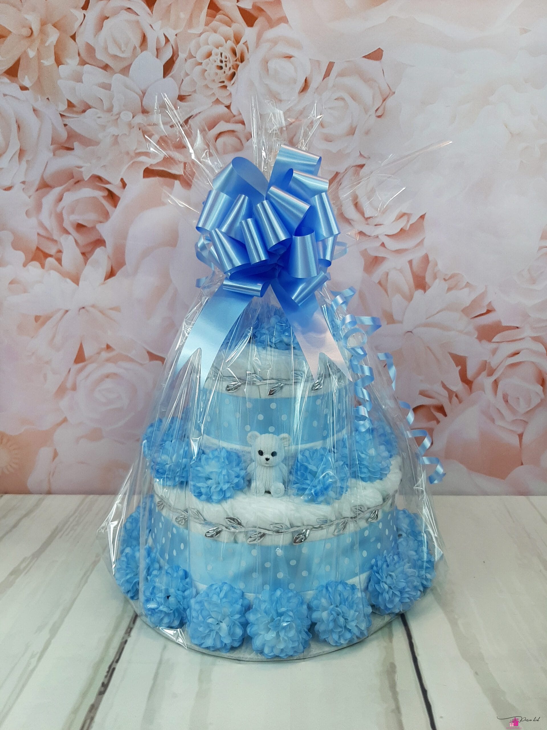 Sinine mähkmetort lilledega 5