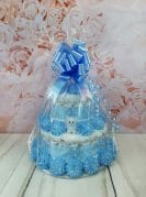 Sinine mähkmetort lilledega 5