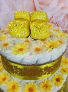 Kollane mähkmetort lilleliste papudega 3