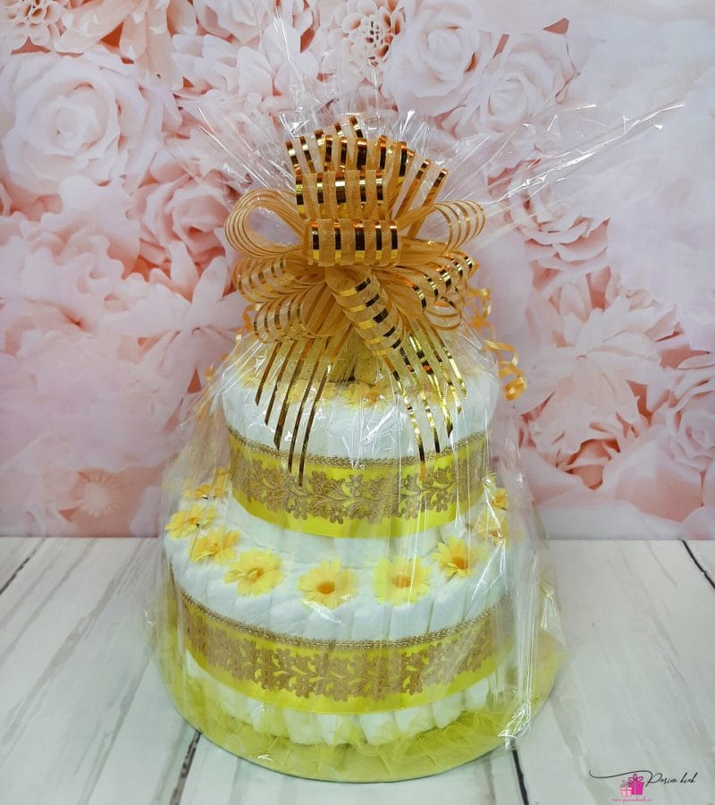 Kollane mähkmetort lilleliste papudega 8 Kollane mähkmetort lilleliste papudega 8