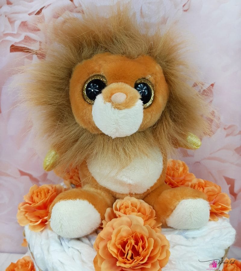 Oranz mähkmetort lõviga 2 Oranz mähkmetort lõviga 2