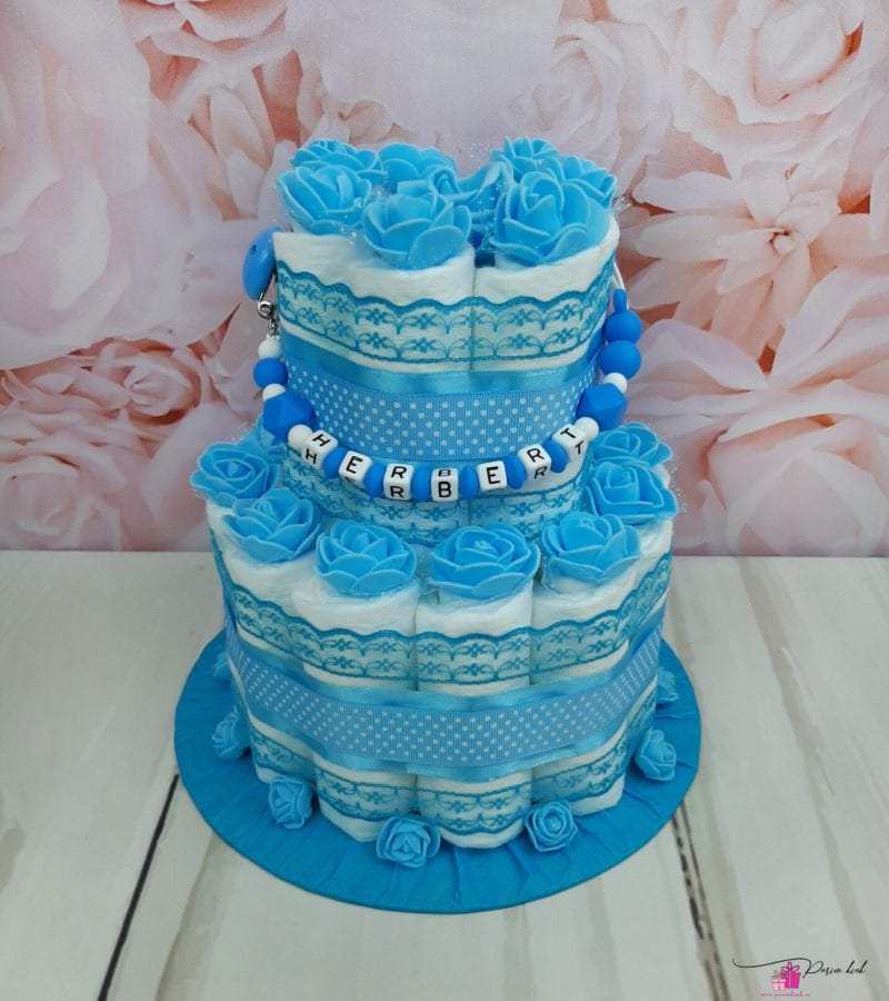 Tumesinine väike mähkmetort lutiketiga 1 Tumesinine väike mähkmetort lutiketiga 1