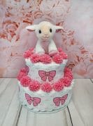 roosa mähkmetort lambaga