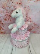 roosa mähkmetort suure ükssarvega