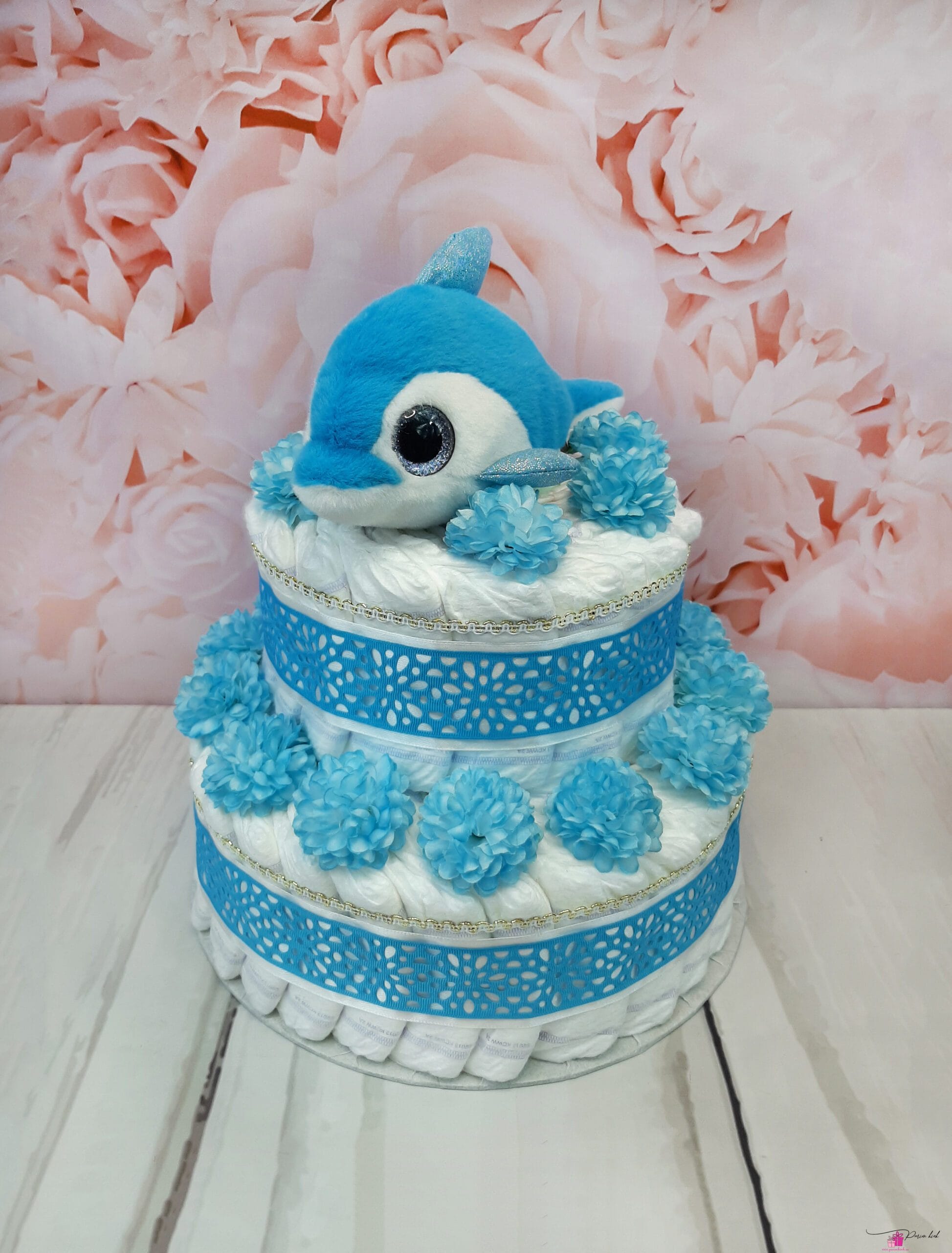 sinine mähkmetort delfiiniga 1