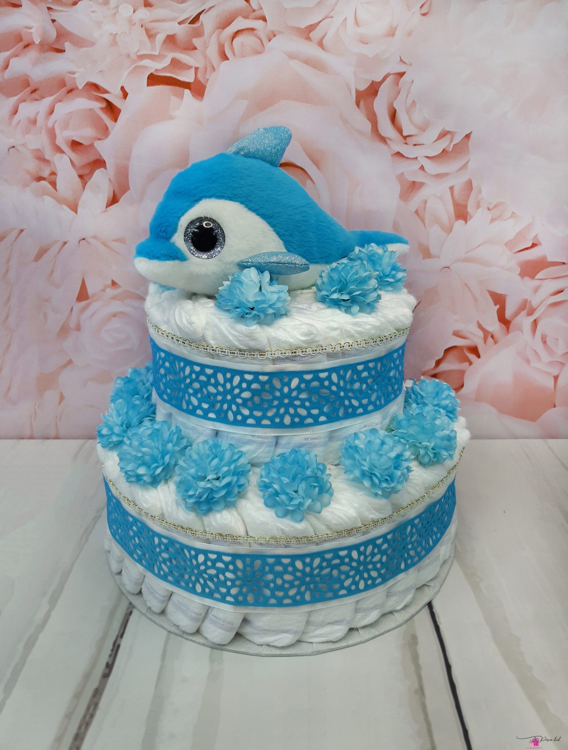 sinine mähkmetort delfiiniga 2