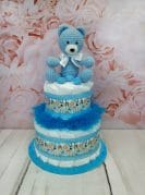 sinine väike mähkmetort amigurumiga7