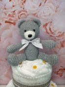 Neutraalne mähkmetort Amigurumi karuga 1