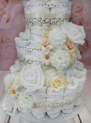 Valge mähkmetort LED karuga 1