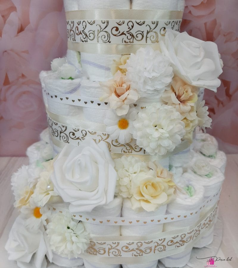 Valge mähkmetort LED karuga 1 Valge mähkmetort LED karuga 1