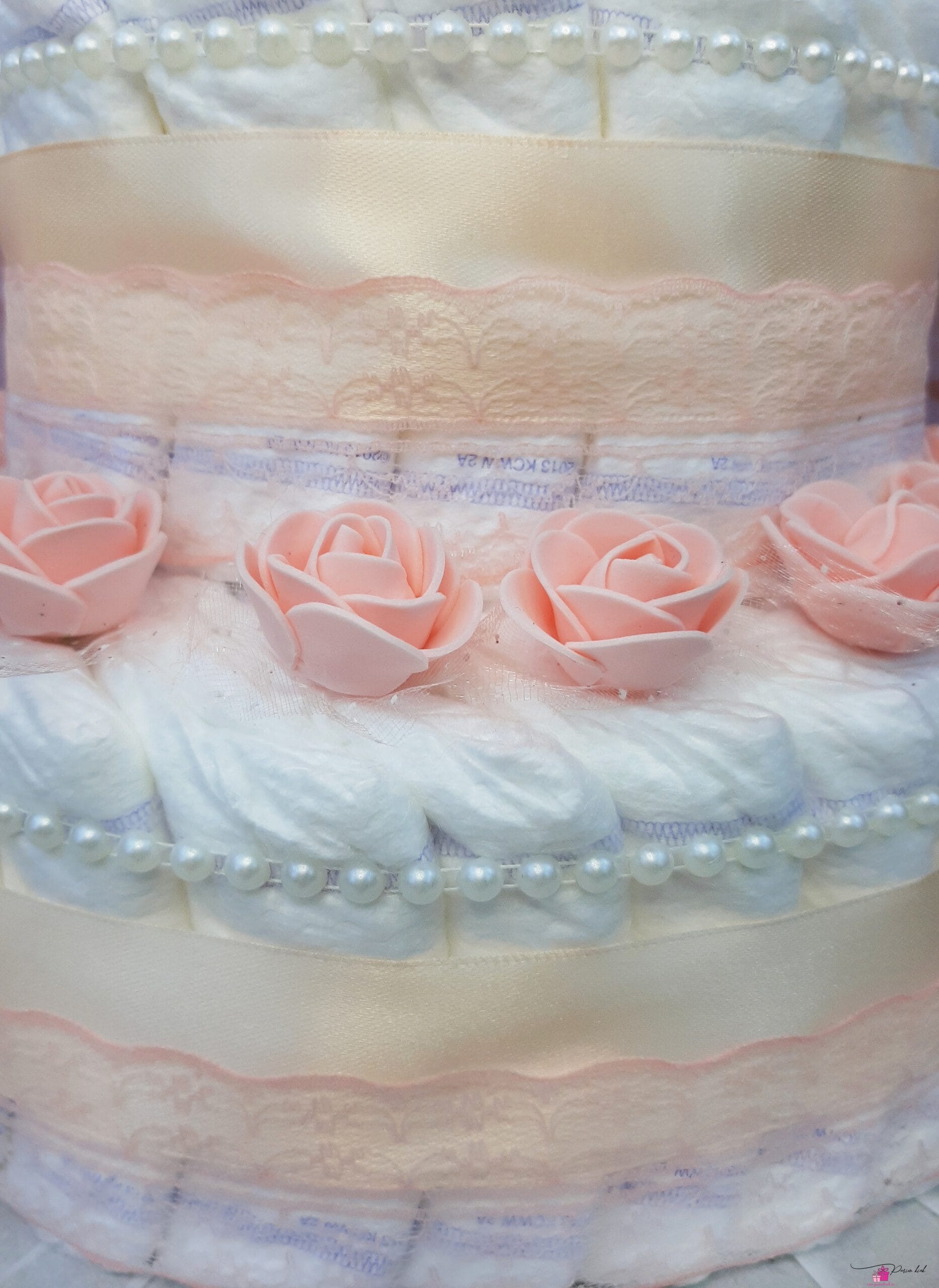 Virsiku tooni mähkmetort puudliga 2