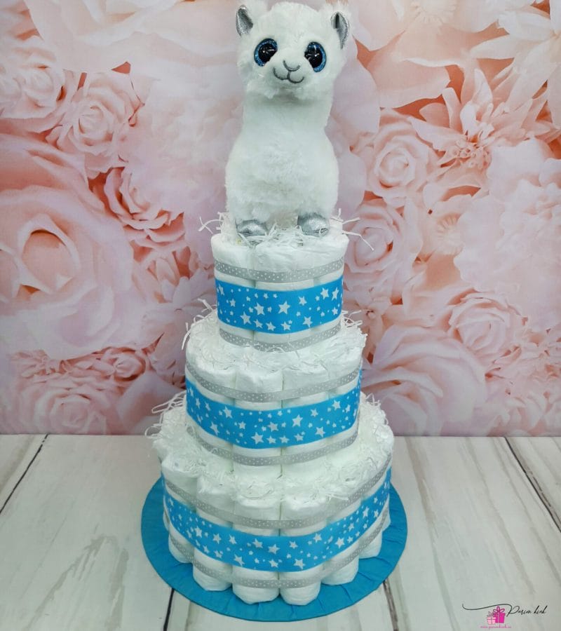 sinine mähkmetort alpakaga