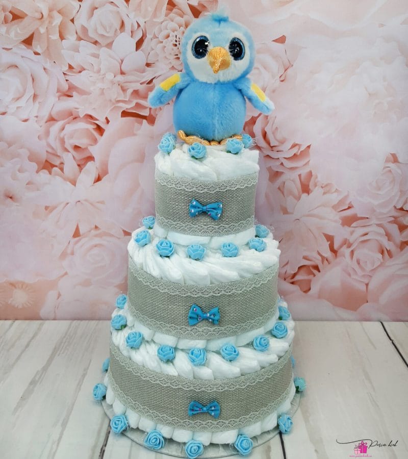 sinine mähkmetort papagoiga 1