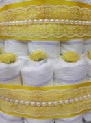 Kollane mähkmetort LED karuga 2