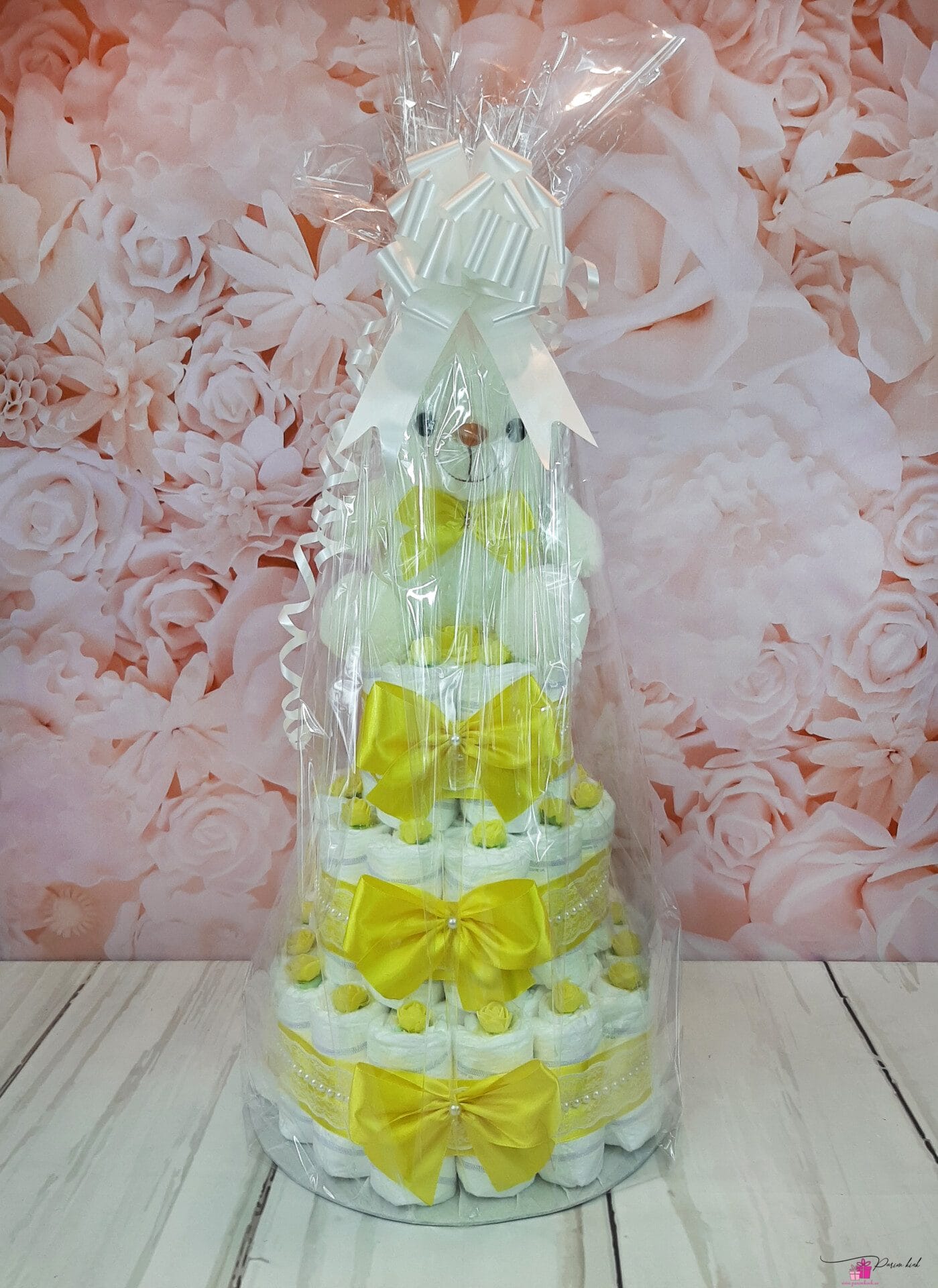 Kollane mähkmetort LED karuga 5