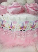 Roosa mähkmetort Ükssarvikuga 1