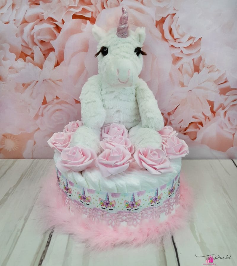 Roosa mähkmetort Ükssarvikuga 4 Roosa mähkmetort Ükssarvikuga 4