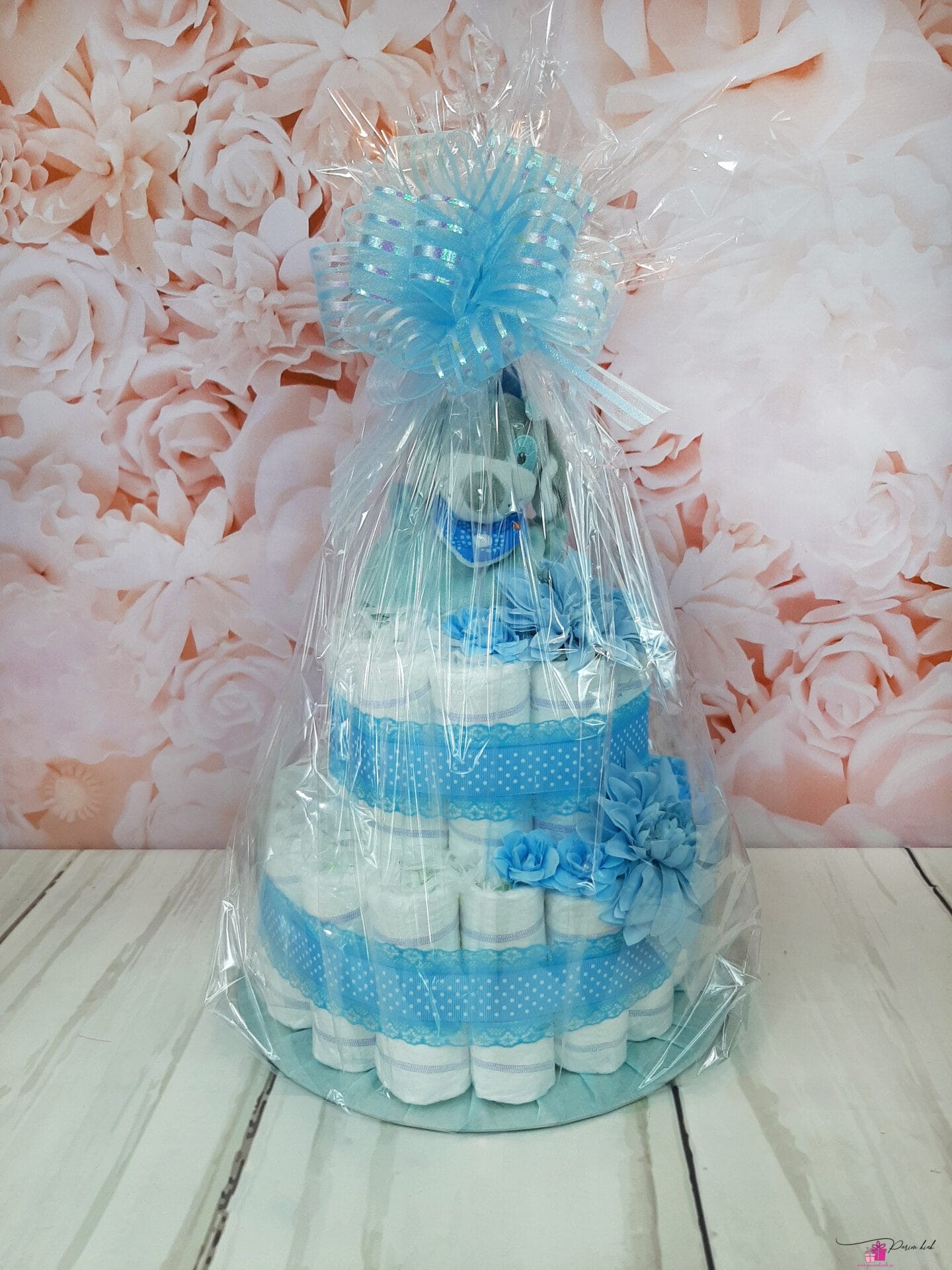 Sinine mähkmetort pitsuga 4