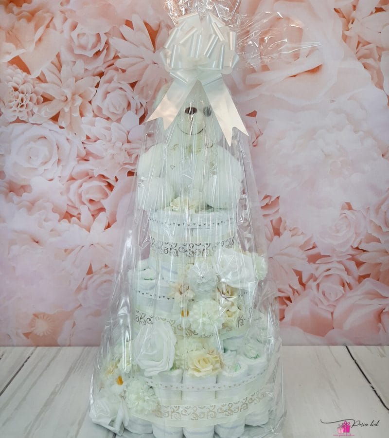 Valge mähkmetort LED karuga 5 Valge mähkmetort LED karuga 5