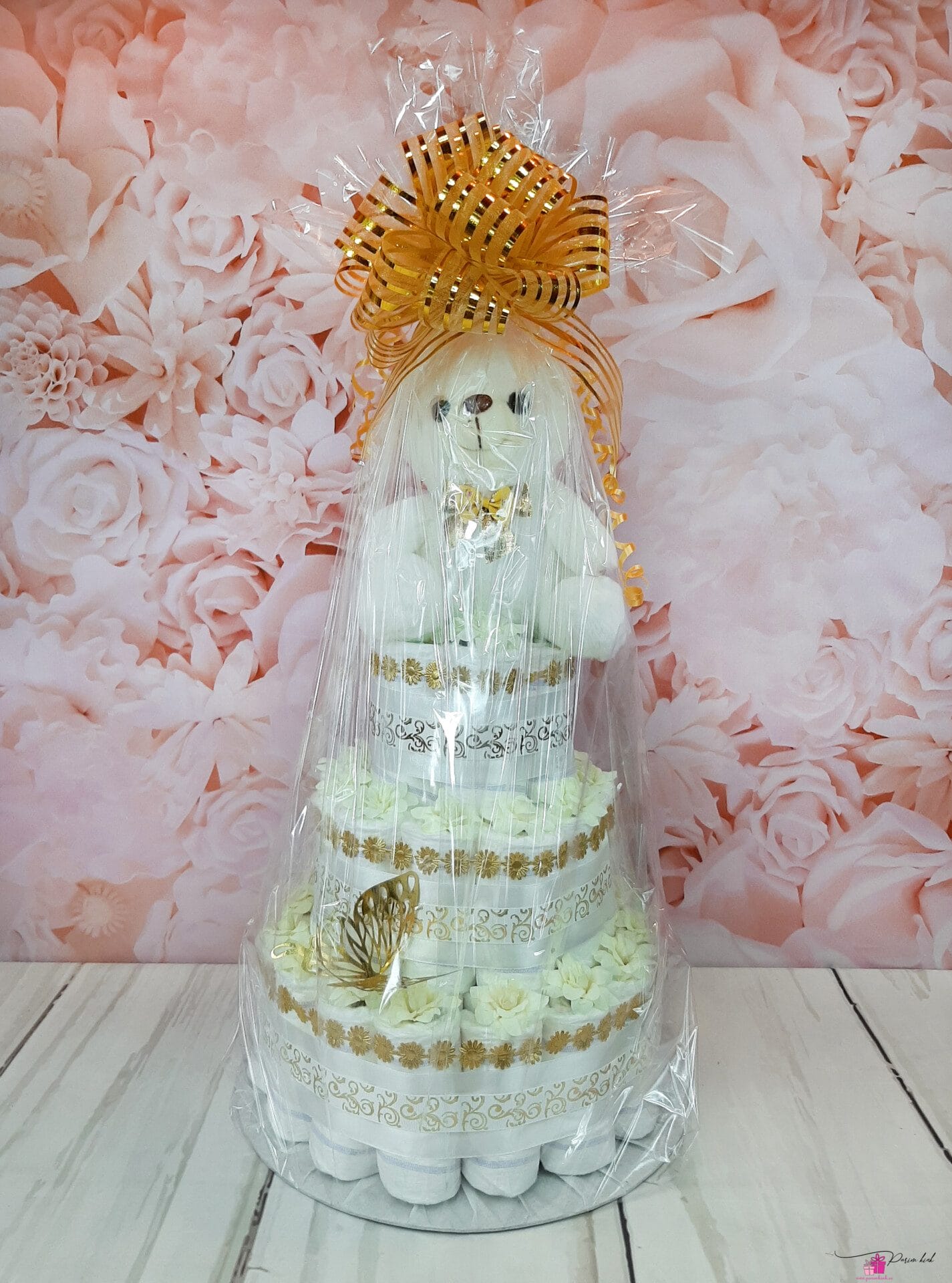 kuldne mähkmetort led karuga 2