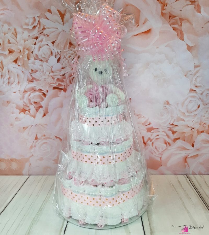 Roosa Mähkmetort Amigurumi Jänesega 1 Roosa Mähkmetort Amigurumi Jänesega 1