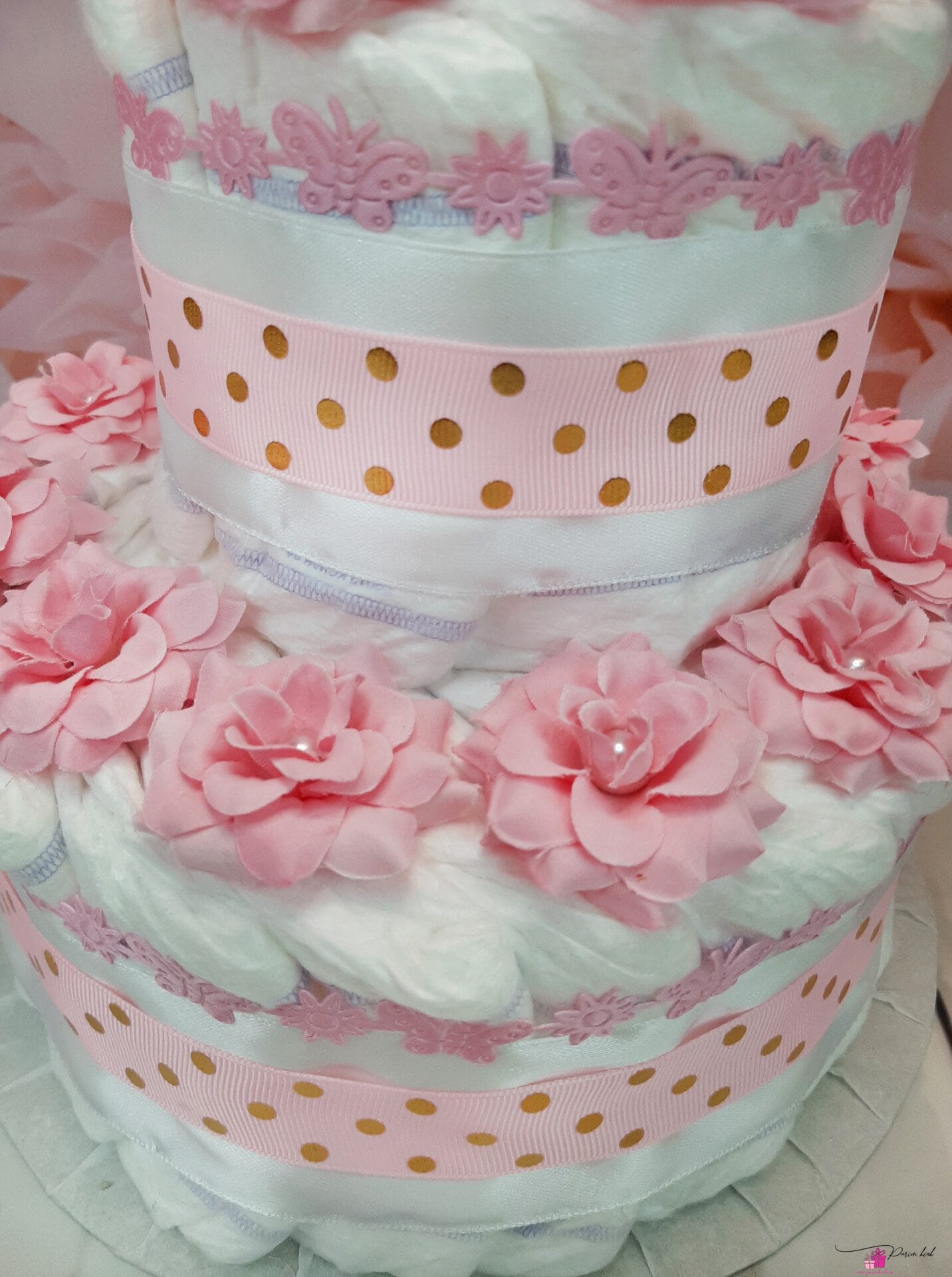 roosa väike mähkmetort vannipardiga 4