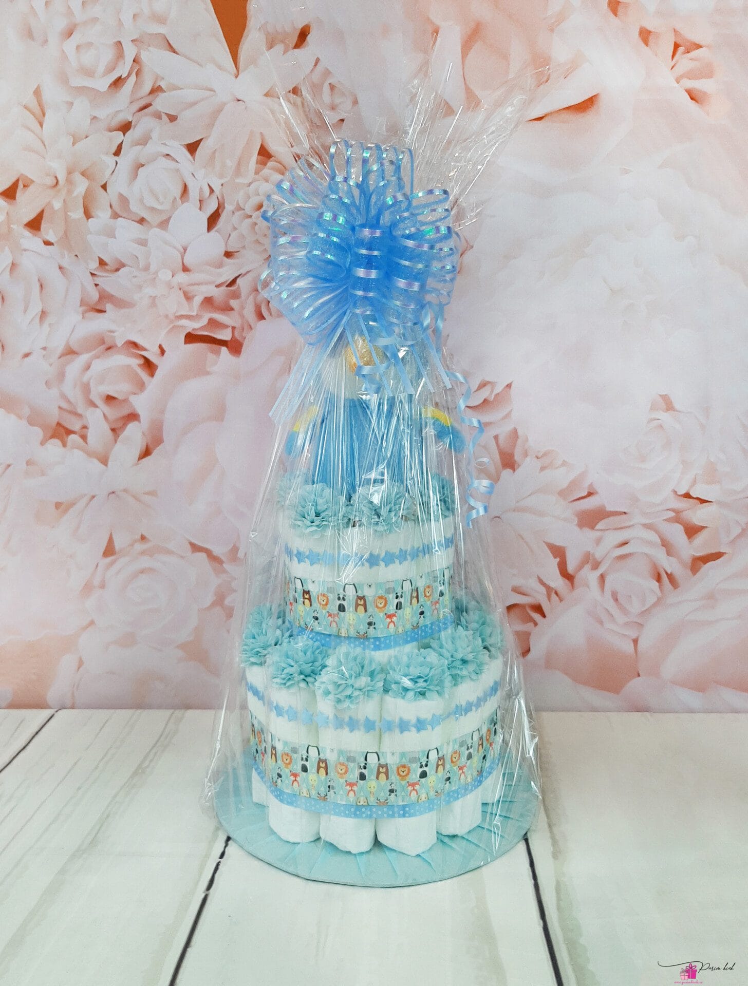 sinine väike mähkmetort papagoiga 5