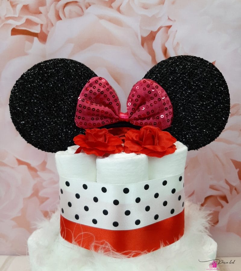 Punane väike tort Minniga 1 Punane väike tort Minniga 1