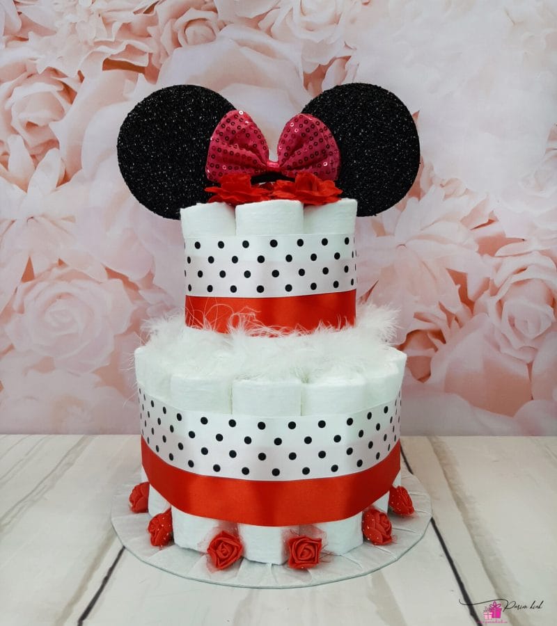 Punane väike tort Minniga Punane väike tort Minniga