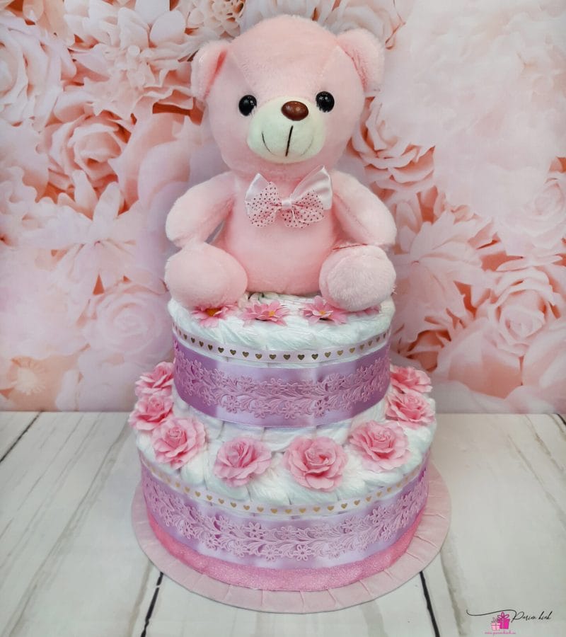 Roosa mähkmetort karuga 5