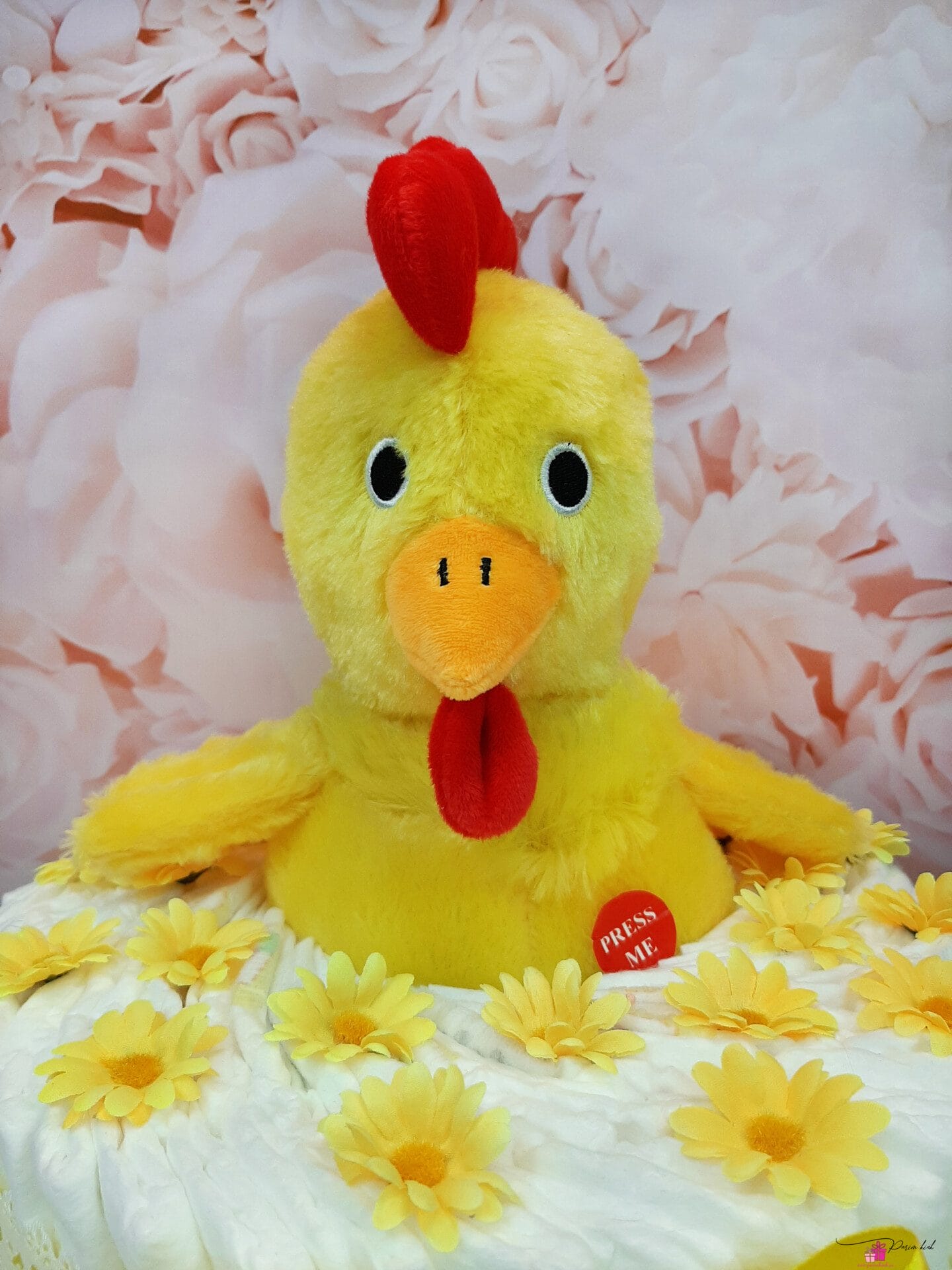 kollane mähkmetort tibulinnuga