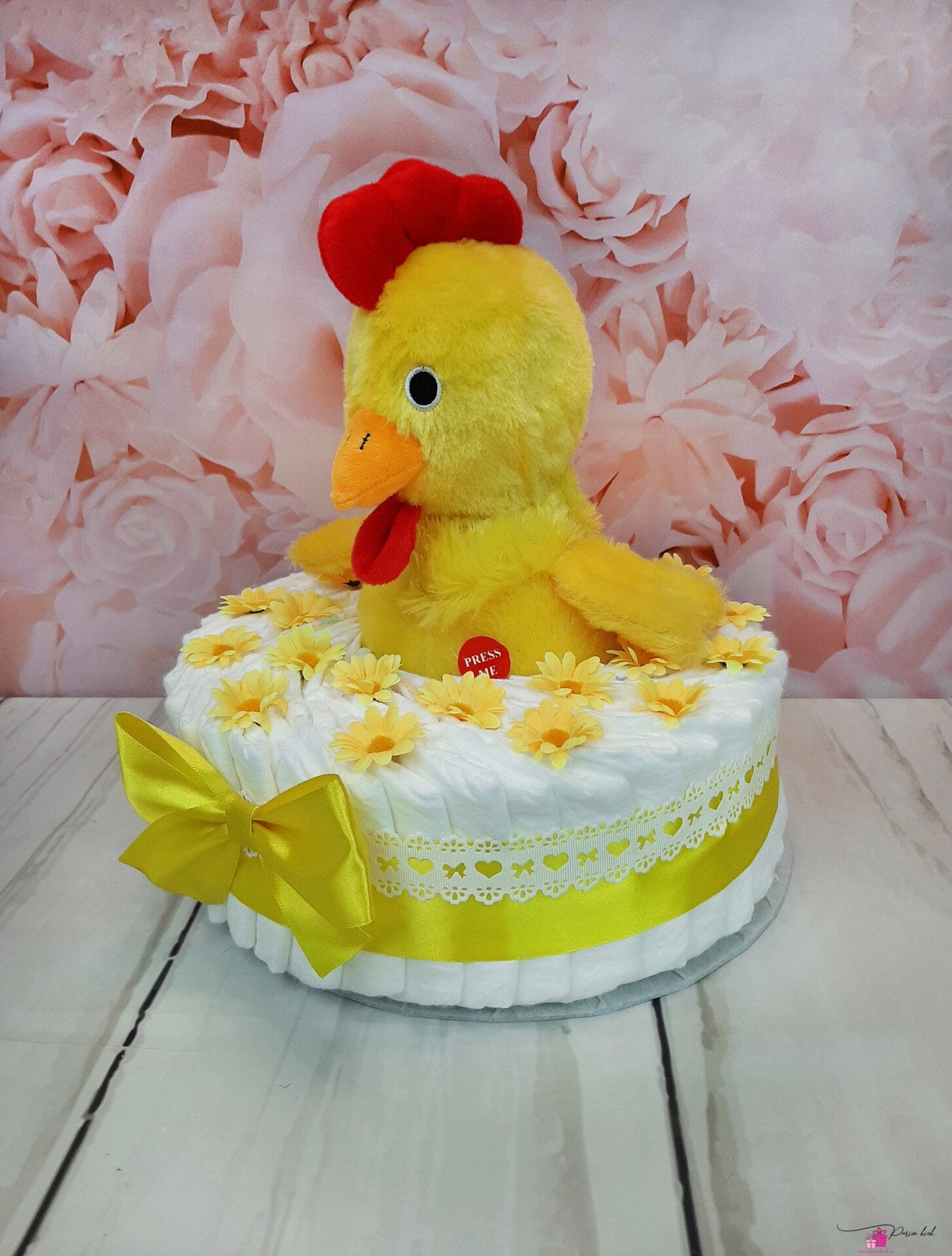 kollane mähkmetort tibulinnuga 3