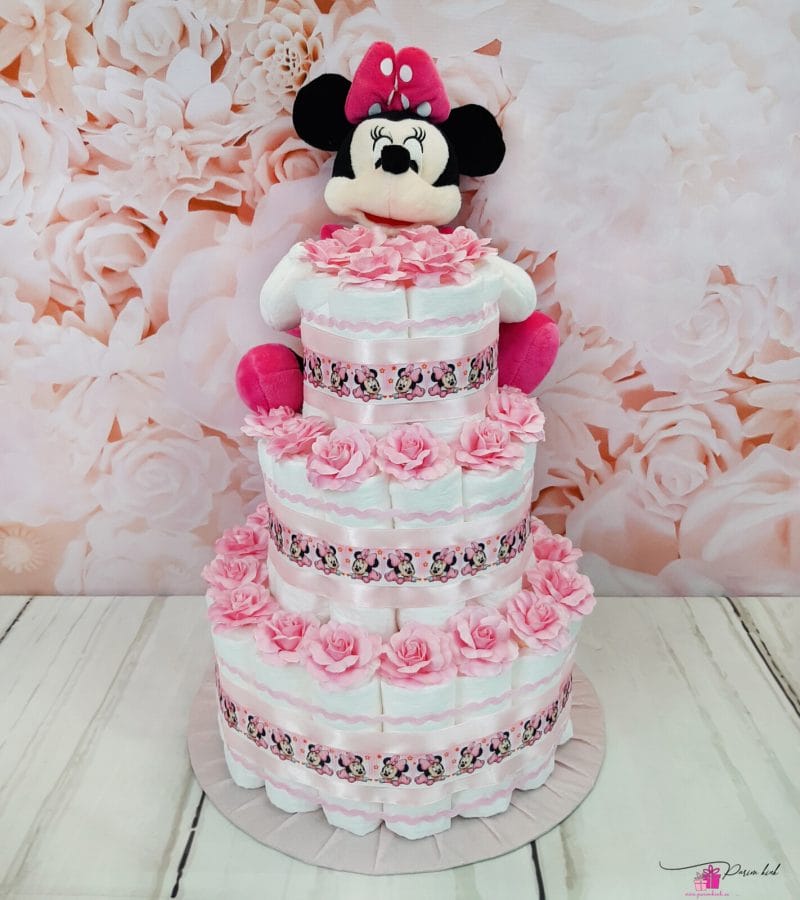 roosa mähkmetort minnie 3