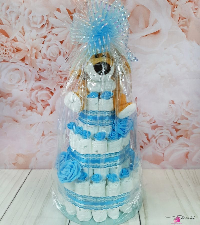 sinine mähkmetort käpiknukuga 2 sinine mähkmetort käpiknukuga 2